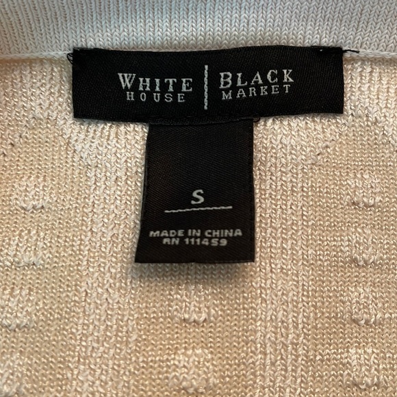 WHBM CREAM SWEATER TANK - Picture 7 of 8